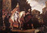 Pieter Lastman Triumph of Mordechai oil painting